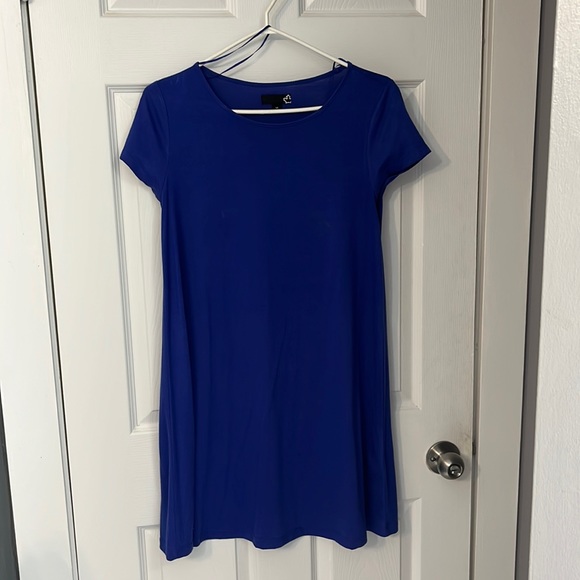3 for 20! Sears blue t-shirt dress - Picture 1 of 2